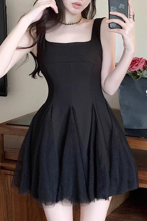 A Line Square Neck Prom Dress, Ankle Length Elegant Homecoming Dresses –  Uniquedresss
