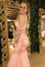 Mermaid Off the Shoulder Tulle Lace Appliqued Long Formal Gown, Prom Dresses UQP0256