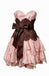 A Line Sweetheart Lace Short Homecoming Gown with Sash, Pink Cute Hoco Dress UQH0287