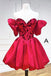 A Line Sweetheart Short Homecoming Gown with Sequin, Sparkly Prom Gown UQH0256