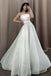 Elegant Strapless Pleated A-Line Organza Wedding Dress With Detachable Sleeves UQW0111