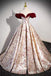 Princess Off the Shoulder Long Quinceanera Dress, Printed Prom Gown UQP0296
