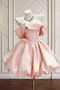 Pink Elegant A-Line Off-Shoulder Short Sweeet 16 Homecoming Dress Party Gown UQH0277
