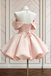 Pink Elegant A-Line Off-Shoulder Short Sweeet 16 Homecoming Dress Party Gown UQH0277