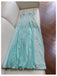 Tiffany Blue Spaghetti Straps Long Prom Dress, Simple New Style Party Gown UQP0372