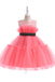 Princess Sleeveless Puffy Tulle Flower Girl Dress with Bowknot, Children Dresses UQF0007