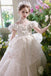 Shiny Long Flower Girl Dress for Wedding Holiday Birthday Party Toddler Dresses UQF0014