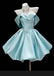 Pink Elegant A-Line Off-Shoulder Short Sweeet 16 Homecoming Dress Party Gown UQH0277
