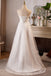 High Low Sweetheart Wedding Dress with Appliques, New Style Bridal Gown with Flowers UQW0137