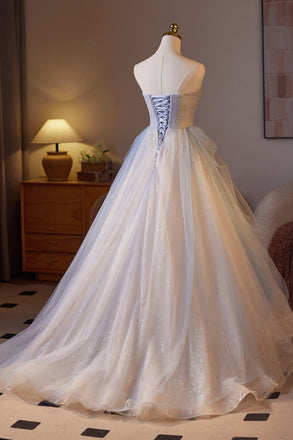 Gorgeous Sweetheart Ball Gown Tulle Prom Dress, Sparkly Quinceanera Dresses UQP0369