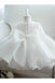 Ivory Ball Gown Tulle Flower Girl Dress with Sleeve, Princess Children Dress with Lace UQF0009