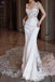 New Arrival Lace Applique Beach Wedding Dress, Gorgeous Mermaid Bridal Dresses UQW0144