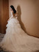 Gorgeous Off the Shoulder Long Sleeves Wedding Dress with Lace Applique UQW0140