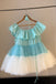 New Arrival Off the Shoulder Tulle Homecoming Gown, Short Hoco Dresses UQH0246