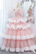 Princess Off the Shoulder Pink Prom Dress, Sparkly Ball Gown Long Quinceanera Dress UQP0307
