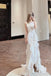 Simple Mermaid Prom Gown with Ruffles, Spaghetti Straps Backless Dress for Date UQW0107