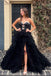 Light Blue Sweetheart Tulle Layers Prom Gown, A Line Tiered Evening Dress with Bowknot UQP0289