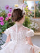 Shiny Long Flower Girl Dress for Wedding Holiday Birthday Party Toddler Dresses UQF0014