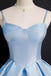 Sky Blue Sweet 16 Dress, Puffy Sparkly Short Homecoming Dresses UQH0248