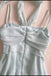 Spaghetti Straps Sleeveless Homecoming Gown Tiered Formal Dress UQH0282