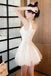 A Line Square Neck Prom Dress, Ankle Length Elegant Homecoming Dresses UQH0261