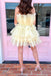 Hot Pink Strapless Tiered Short Homecoming Dress, A Line Sweet 16 Dress UQH0091