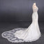 Spaghetti Straps Mermaid Wedding Dress with Lace, Mermaid Bridal Dresses UQ2302