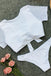 Solid White Short Sleeve Knotted Summer Swimsuit SB39