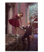 Wine Red Long Sleeves Prom Dresses Beading Prom Gowns Cute Party Dress Short Prom Dress UQP0006