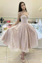 Straps A Line Ankle Length Sleeveless Prom Dress, Homecoming Dress UQP0170