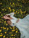 Charming Ivory Long Sleeves Lace V-Neck Bohemian Backless Beach Wedding Dresses UQW0084
