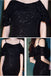 Black Sequined Spaghetti Straps Homecoming Dress, Shiny Mermaid Short Prom Dress UQH0063