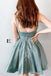 New Style Spaghetti Straps Homecoming Dresses, Shiny Short Prom Dresses UQH0035