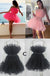 Strapless Tulle Short Homecoming Dress With Sash, Short Prom Gown UQH0128