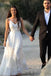 A Line V neck Wedding Dresses Bridal Gown Plus Size Dresses Wedding Gown UQW0012