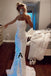 Shiny Spaghetti Straps Mermaid White Sequin Prom Evening Dress Gown for Women UQP0051
