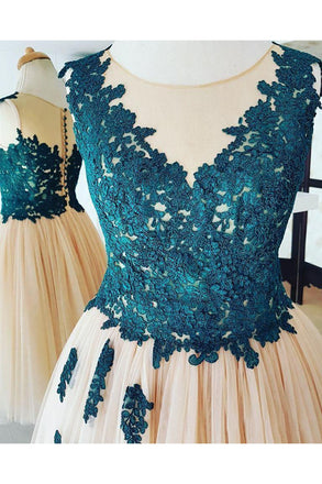 See Through Short Homecoming Dresses Lace Top Tulle Sleeveless Homecoming Dress UQ1869