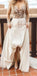 Charming Newest Beading Gorgeous Wedding Dress, Long Sleeves Unique Tulle Bridal Dress UQ2430