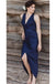 Simple Navy Blue Long Bridesmaid Dresses, Charming Hot Selling Prom Dresses UQ2369