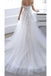 A Line Off the Shoulder Lace Tulle Long Wedding Gown Bridal Dress Beach Wedding UQW0038