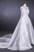 Gorgeous Long Sleeves Sweetheart Wedding Dress, Whit Bridal Dresses with Applique N2291