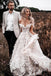 Charming Off the Shoulder Lace Appplique Beach Wedding Dress, Bridal Dress UQW0014