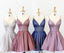 New Style Spaghetti Straps Homecoming Dresses, Shiny Short Prom Dresses UQH0035