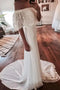 Country Beach Wedding Dresses Lace Chiffon Wedding Gown Bohemian Bridal Gowns UQ2506