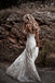 Modest Sweetheart Neck Lace Bridal Dress Beach Wedding Dresses, Boho Bridal Dress UQW0010