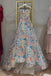 Sparkly New Style Sweetheart Neck Colorful Sequin Prom Dress, Strapless Long Party Gown UQP0217