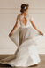 A Line Short Sleeve Lace and Tulle Silver Gray Country Wedding Dresses with Sash UQ2252
